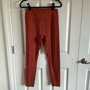 BYLT Premium Basics High-Waist Leggings Red Clay Size Large